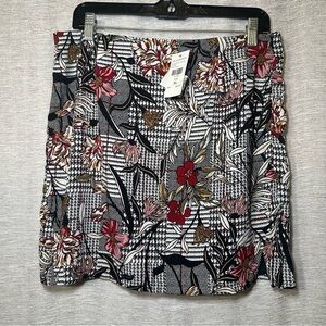 Fashion Nova Olivia Garden Floral Mini Skirt Size XL
